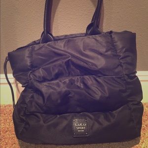LuLu Sport Black Shoulder Bag - ON HOLD
